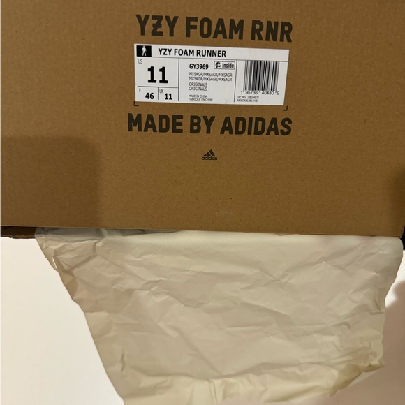 New Yeezy adidas foam runners pink and beige mens size 11 shoes - Picture 5 of 5